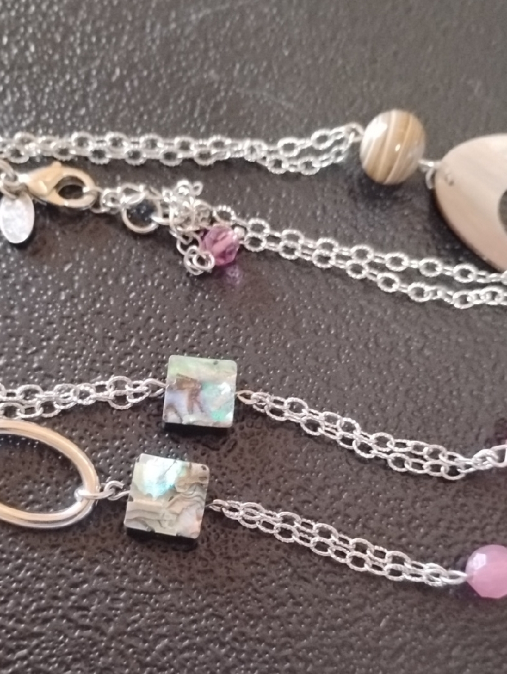Silver Tone Lia Sophia Necklace - Picture 4 of 5